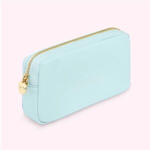 NWOT Stoney Clover Lane Small Pouch Makeup Bag In Sky Blue